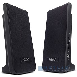 Колонки CBR CMS 295 Black, 2*1 Вт (2 Вт RMS), питание USB, 3.5 мм линейный стереовход, цвет черный