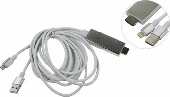 Переходник Lightning --> HDMI (M) + USB