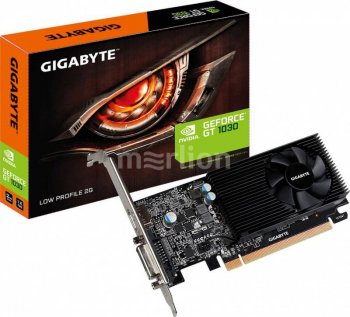 Видеокарта 2048 Мб <PCI-E> DDR5 GIGABYTE GV-N1030D5-2GL (RTL) DVI+HDMI <GeForce GT1030>