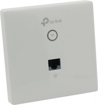 Точка доступа TP-LINK <EAP115-Wall> Wireless N Wall-Plate Access Point (1UTP 100Mbps PoE, 802.11b/g/n, 300Mbps, 2x1.8dBi)