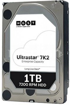 Жесткий диск WD SATA-III 1Тб 1W10001 HUS722T1TALA604 Ultrastar DC HA210 (7200rpm) 128Mb 3.5"