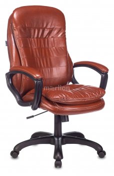 Кресло руководителя Бюрократ T-9950LT коричневый Boroko-37 искусственная кожа крестовина пластик