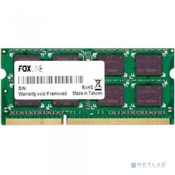 Оперативная память для ноутбуков Foxline DDR4 SODIMM 8GB FL3200D4S22-8G PC4-25600, 3200MHz OEM