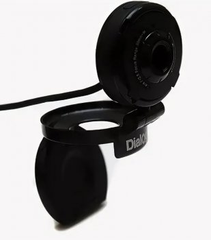 *Веб-камера Dialog <WC-01U> Black (USB 2.0, 640480, микрофон) (б/у)