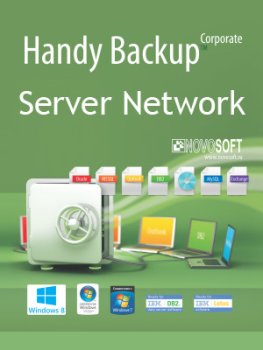 Handy Backup Server Network + 15 Сетевых агента для ПК + 5 Сетевых агента для Сервера (Онлайн поставка)