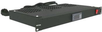 Модуль вентиляторный NTSS (NTSS-FAN3/19T-BL) 3 вент. с термостатом с контроллером черный